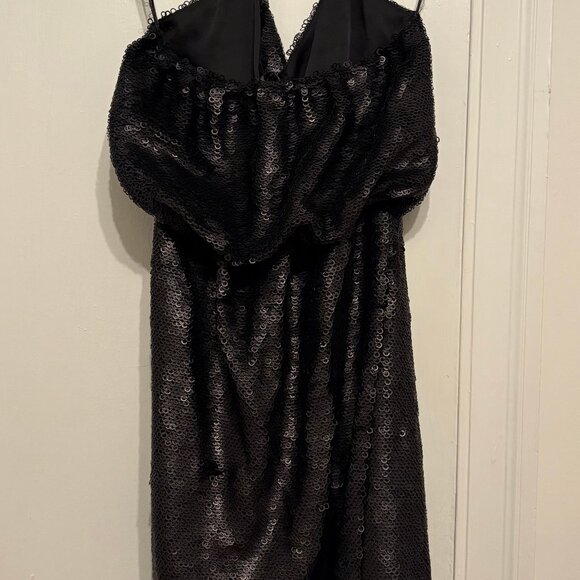 ARK & CO Sequin Dress S Small Rose Gold Silver Party Cruise Wedding Holiday - Picture 3 of 5